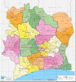 Cartes départementales